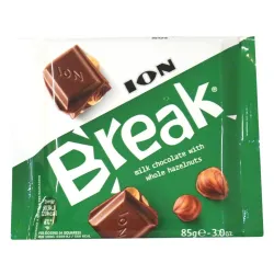 Ion Milk Chocolate With Whole Hazelnut - 100G