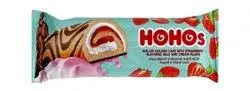 Hohos Rolled Cake Filled With Strawberry Flavored Jelly & Cream - 1 Pcs