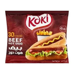 Koki Hot Dog Beef- 1 Kg- 12 Pieces