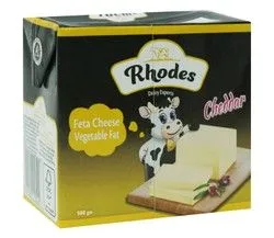 Rhodes Feta & Cheddar Cheese With Vegetable Fat - 500 Gr
