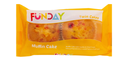 Funday Muffin Cake With Vanilla & Dried Fruits - 2 Per Pack