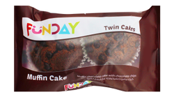 Funday Chocolate Muffin Cake With Chocolate Chips - 2 Per Pack
