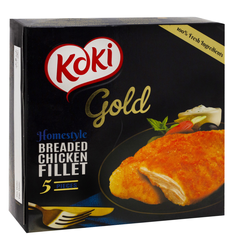 Koki Frozen Breaded Chicken Fillets - 5 Per Pack
