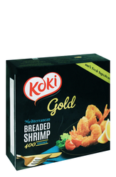Koki Gold Frozen Breaded Shrimp - 400 Gr