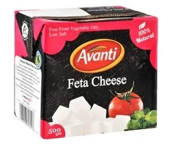 Avanti White Feta Cheese - Vegetable Oils Free, Low Salt - 500 Gr