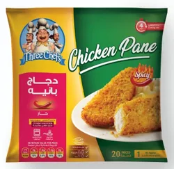 Three Chefs Chili Chicken Pane Regular - 1000 Gm
