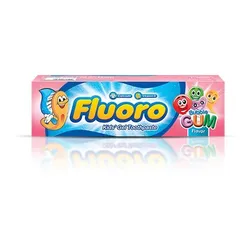 Fluoro Bubble Gum Kids Gel Toothpaste - 50Ml
