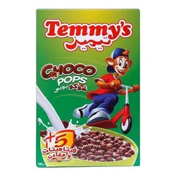 Temmys Choco Pops Cereal - 750 Gm