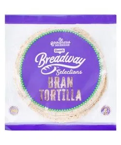Breadway Bran Tortilla (5 Pieces) - Cholesterol Free, Trans Fat Free - 240 Gr