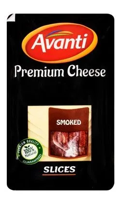Avanti Premium Smoked Cheese Slices - 150 Gr