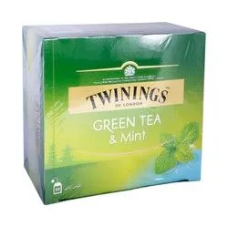 Twinings Mint Green Tea Bags - 50 Per Pack