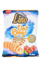 Lino Tomato Oat Rings Sicilian - Vegan - 60 Gr