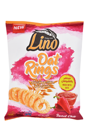 Lino Sweet Chili Oat Rings - Vegan - 60 Gr
