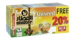 Al Attar Anis Herbal Tea Bags - 25 Per Pack