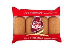Rich Bake Fino Breads With Sesame Seeds (4 Pieces) - 260 Gr