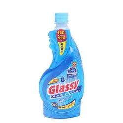 Glassy Glass Plus Cleaner - Streaks Free - 600 Ml