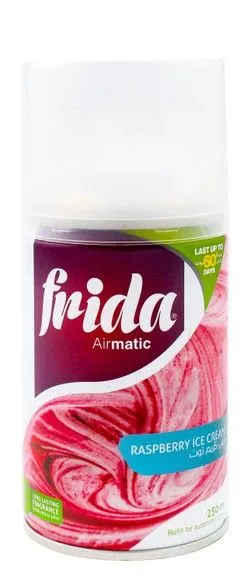 Frida Airmatic Automatic Air Freshener Spray Raspberry Ice Cream Scent - 250 Ml