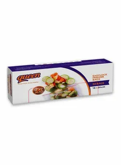 Queen Freezer Bags, 18X20Cm - 50 Pieces -