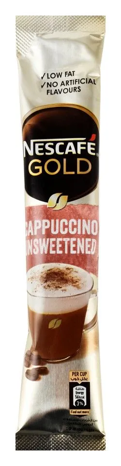 Nescaf? Gold Low Fat Instant Unsweetened Cappuccino Sachet - Artificial Flavors Free - 12.5 Gr