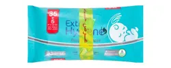 Extra Hygiene Baby Wet Wipes With Vitamin E & Baby Nourishing Cream - Alcohol Free - 3 X 40 Tissues