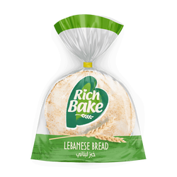 Rich Bake Large Lebanese Bread (5 Pieces) - 300 Gr