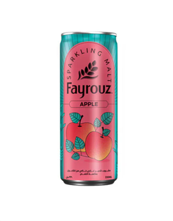 Fayrouz Non-Alcoholic Sparkling Malt Beverage Apple Flavor - 330 Ml