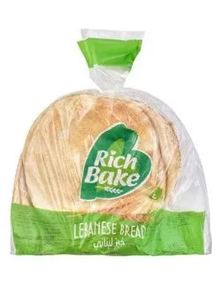 Rich Bake Small Lebanese Bread (5 Pieces) - 185 Gr
