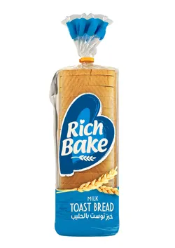 Rich Bake Sliced Milk Bread - 500 Gr