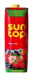 Sun Top Berry Mix Drink - Artificial Sweeteners Free, Artificial Flavors Free, Colorant Free, Preservatives Free - 1 L
