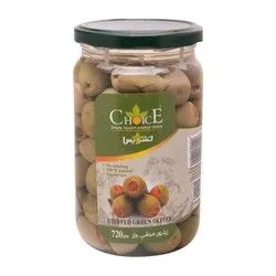 Choice Stuffed Green Olives - Coloring Free, Vegetarian - 720 Gr