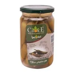 Choice Mexican Pickled Peppers - Coloring Free, Vegetarian - 720 Gr
