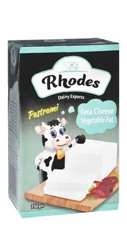 Rhodes Feta Cheese Pastrami & Vegetable Fat Flavor - 250 Gr