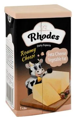 Rhodes Roumy Feta Cheese With Vegetable Fat - 1 Kg