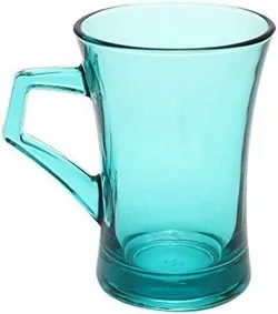 Pasabahce Azur Glass Mug - Turquoise