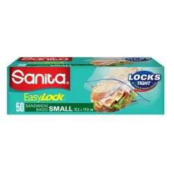 Sanita Easy Lock Storage Bag Small - 50Pc