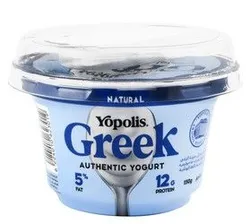 Yopolis Natural 12G Protein Greek Yogurt (5% Fat) - 150 Gr