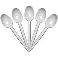 Plastic White Spoons- 10 Pieces