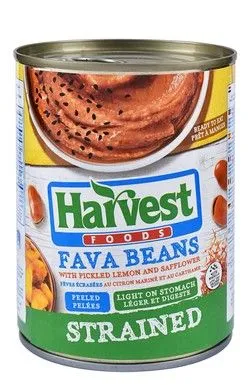 Harvest Foods Peeled & Strained Fava Beans With Pickled Lemon & Safflower - 400 Gr