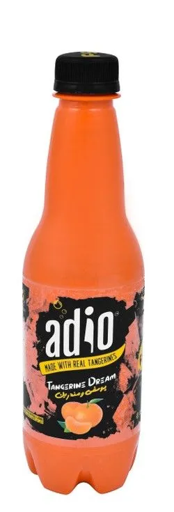 Adio Tangerine Dream Carbonated Drink - Preservatives Free, Artificial Flavors Free - 350 Ml