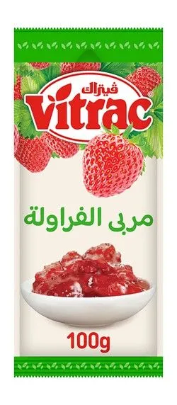 Vitrac Strawberry Jam Sachet - 100 Gr