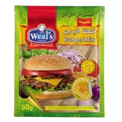 Weal's Food Burger Mix Powder - Preservatives Free - 50 Gr