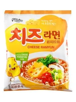 Paldo Korean Cheese Ramyun Noodles - 111 Gr