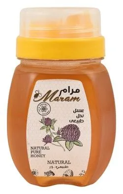 Maram Organic Pure Natural Honey - Colors Free, Flavors Free, Preservatives Free - 430 Gr