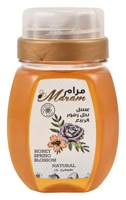Maram Organic Spring Blossom Honey - Colors Free, Flavors Free, Preservatives Free - 430 Gr