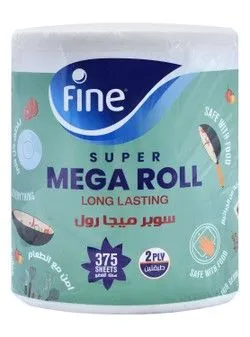 Fine Super Mega Kitchen Towel Roll 2Ply - 375 Tissues