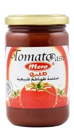 Mero Tomato Paste - Preservatives Free, Artificial Color & Flavors Free - 300 Gr