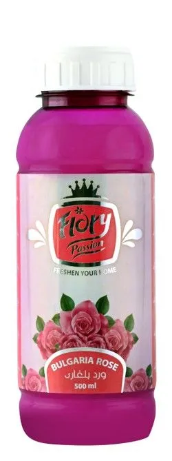 Flory Passion Multipurpose Liquid Air Freshener & Cleaner Bulgaria Rose Scent - 500 Ml