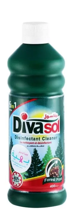 Divasol 6In1 Disinfectant Cleaner Forest Pine Scent - 400 Ml