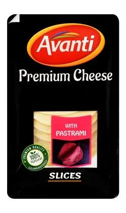Avanti Premium Cheese Slices With Pastrami - 150 Gr