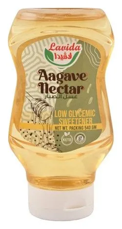 Lavida Agave Nectar Sweetener - Vegan, Gluten Free, Gmo Free - 540 Gr